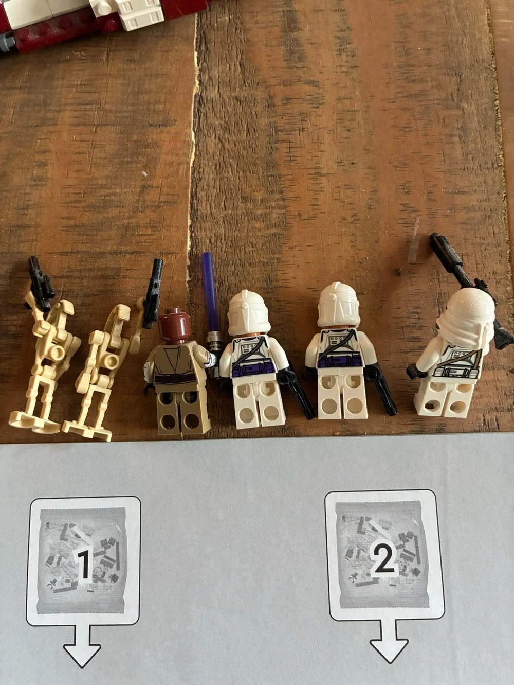 CompleteLEGO Star Wars: Republic Fighter Tank (75342) 6 MINIFIGURES; MACE WINDU